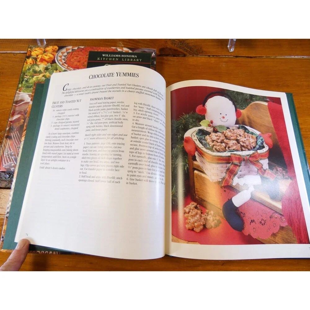 Williams Sonoma Kitchen Library Cookbooks 4 Lot Vintage HOLIDAY Time Life